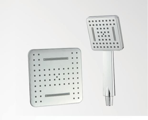 square Shower Head Combo